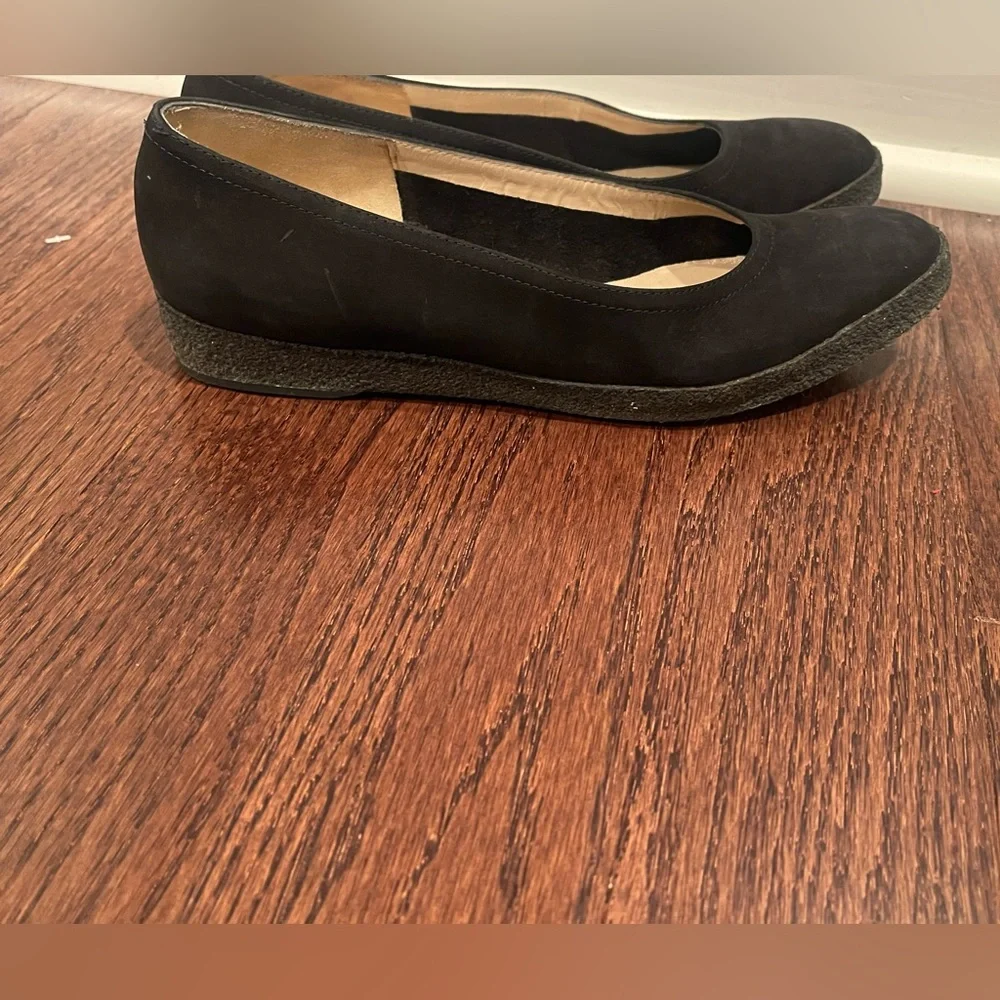 Salvatore Ferragamo Boutique black Slip On flats women size 8.5